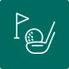 Golfplatz fußläufig erreichbar
